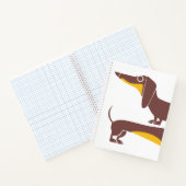 Carnet Drôle mignon dachshund pour parent chien long (Intérieur)