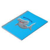 Carnet Drôle mignon requin marteau dessin animé (Côté gauche)