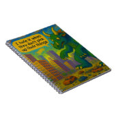 Carnet Drôle monstre Kaiju art marchant sur les choses Im (Côté Droit)