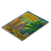 Carnet Drôle monstre Kaiju art marchant sur les choses Im (Côté gauche)