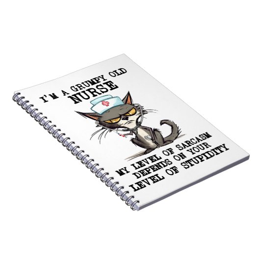 Carnet Drôle Nourriture Chat Dit (Côté Droit)