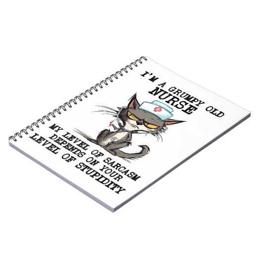 Carnet Drôle Nourriture Chat Dit (Côté gauche)