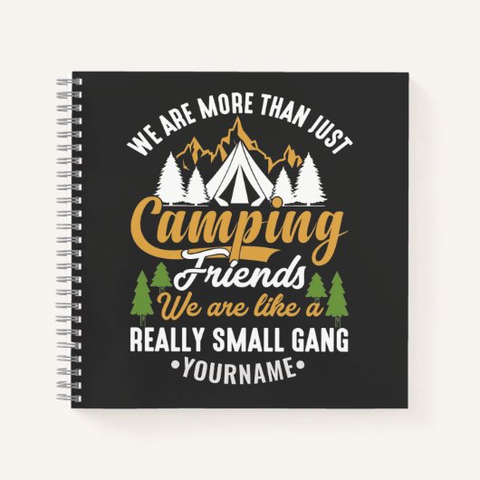 Carnet Drôle, nous sommes plus qu'un simple camping amis (Devant)