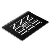 Carnet Drôle Nuit Nuit (Côté gauche)