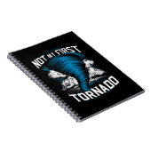 Carnet Drôle Pas Ma Première Tornade Rétro Chasseur D'Ora (Côté Droit)