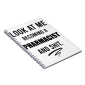 Carnet Drôle Pharmacien Graduation Party T-shirt cadeau (Côté Droit)