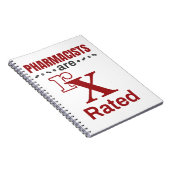Carnet Drôle Pharmaciens Les pharmaciens sont classés rX (Côté Droit)