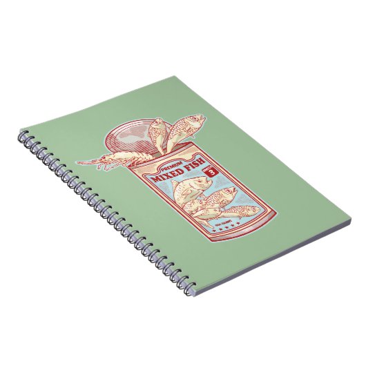 Carnet Drôle poisson en conserve (Côté Droit)