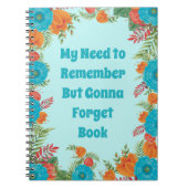 Carnet drôle pour les gens oublieux Cadeau pour el (Devant)