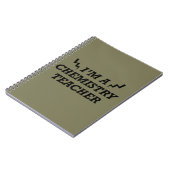 Carnet Drôle professeurs de chimie citations (Côté gauche)