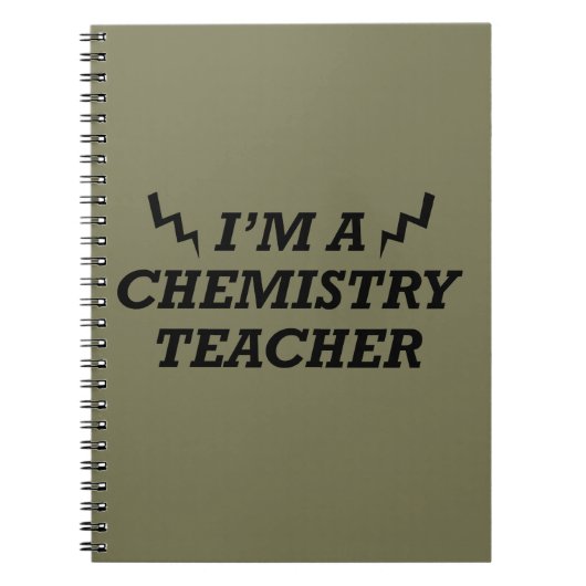 Carnet Drôle professeurs de chimie citations (Devant)