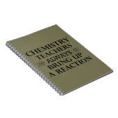 Carnet Drôle professeurs de chimie citations (Côté Droit)