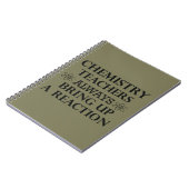 Carnet Drôle professeurs de chimie citations (Côté gauche)