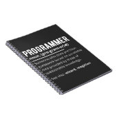 Carnet Drôle Programmer Code Développeur Définition (Côté Droit)