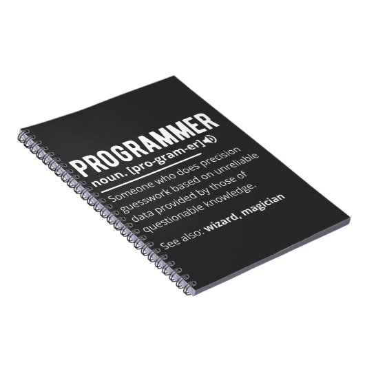 Carnet Drôle Programmer Code Développeur Définition (Côté Droit)