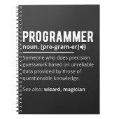 Carnet Drôle Programmer Code Développeur Définition (Devant)
