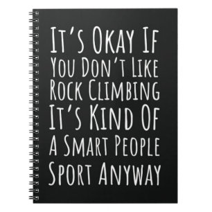Carnet Drôle Rock Escalades Cadeaux Sports Climbers