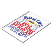 Carnet Drôle Rwing Nous avons fait plus d'équipe d'équipa (Côté gauche)