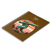 Carnet Drôle Sasquatch Bigfoot Dabbing Personnalisé (Côté gauche)