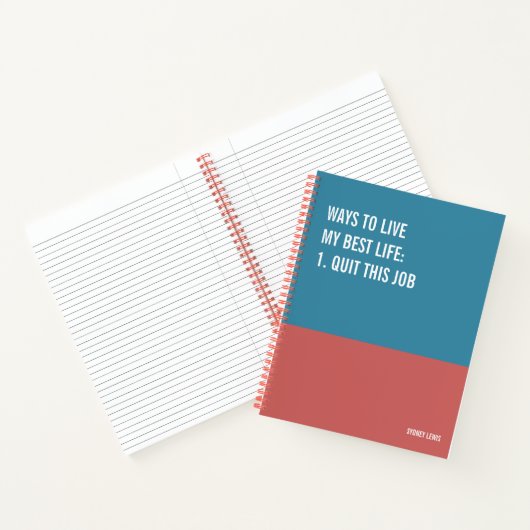 Carnet Drôle, Snarky Writing Pad Journal, (Intérieur)