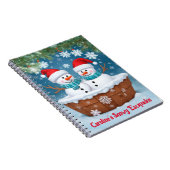 Carnet Drôle Snowmen (Côté Droit)
