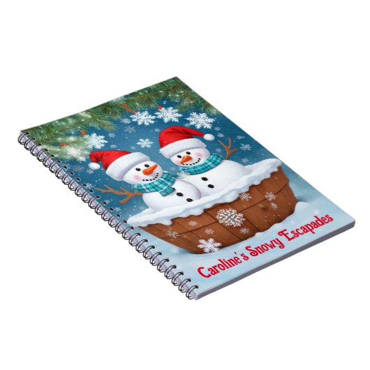 Carnet Drôle Snowmen (Côté Droit)