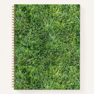 Carnet Drôle vert herbe texture motif vrai cool photo