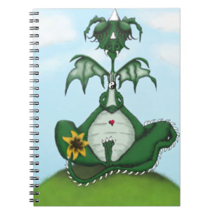Carnet Drôle Yogi Dragon Peinture