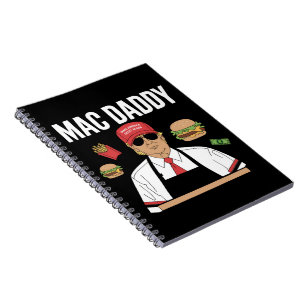 Carnet Drôles de frites Trump faisant des frites Mac Dadd