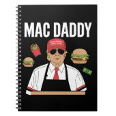 Carnet Drôles de frites Trump faisant des frites Mac Dadd (Devant)