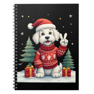 Carnet Drôles de lumières de Noël maltaises de la main de