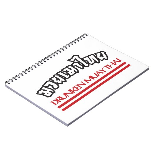 Carnet Drunken Muay Thai (Côté gauche)