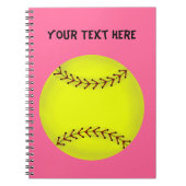 Carnet du base-ball de Fastpitch (Devant)
