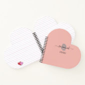 Carnet du carnet de notes monogramme couleur solid (Intérieur)