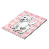 Carnet du coeur de Westie (Tourné)