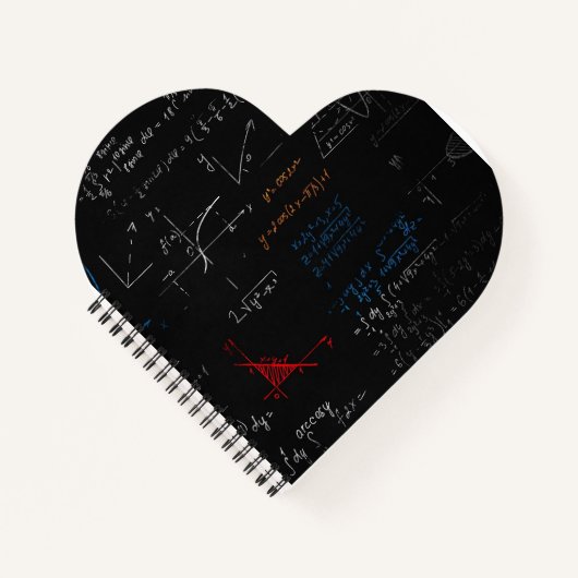 Carnet du coeur mathématique (Devant)