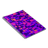 Carnet du concepteur avec Abstrait violet et orang (Côté Droit)