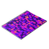 Carnet du concepteur avec Abstrait violet et orang (Côté gauche)