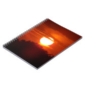 Carnet du coucher du soleil d'automne (Côté gauche)