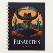 Carnet du crâne de cowbow du désert Rodeo (Devant)