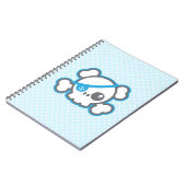 Carnet du crâne de Kawaii Pirate (Côté gauche)