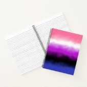 Carnet du drapeau genderfluid (Intérieur)