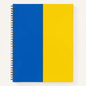 Carnet du drapeau ukrainien (Ukraine) (Devant)