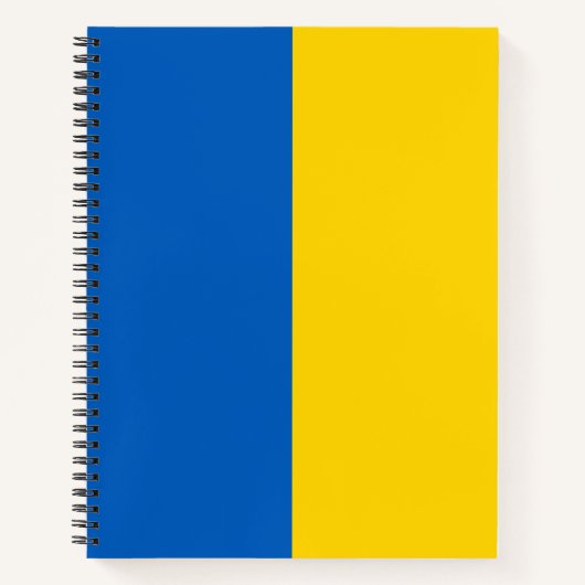 Carnet du drapeau ukrainien (Ukraine) (Devant)