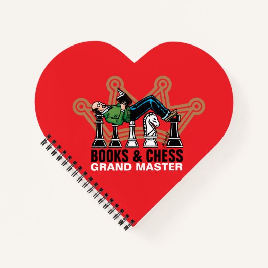 Carnet du grand maître des livres et des échecs. (Devant)