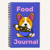 Carnet du journal alimentaire (Recto)