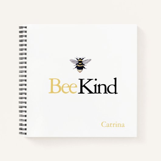 Carnet du journal Bee Kind Bumblebee (Devant)