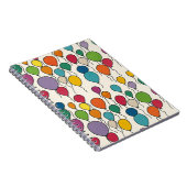 Carnet du journal blanc du ballons d'anniversaire (Côté Droit)