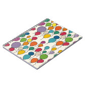 Carnet du journal blanc du ballons d'anniversaire (Côté gauche)