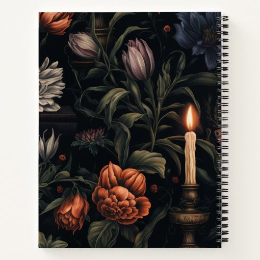 Carnet du journal Dark Academia (Dos)